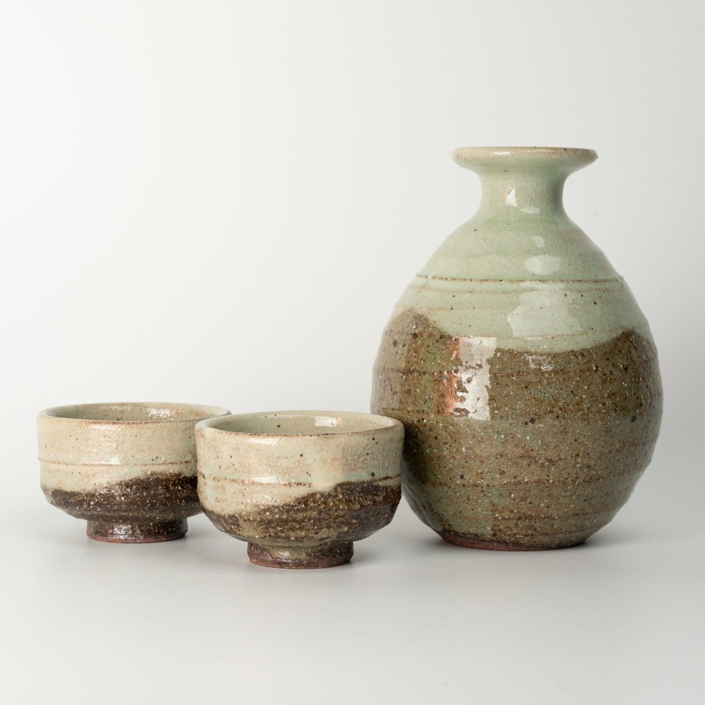 Shigaraki Ware Sake Set