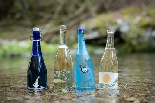 Unique Sake Labels in Sakura Town