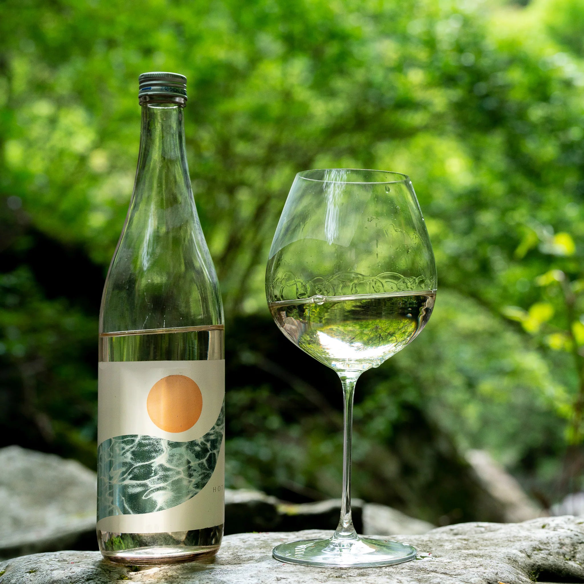 Sip authentic sake made from Mother Nature