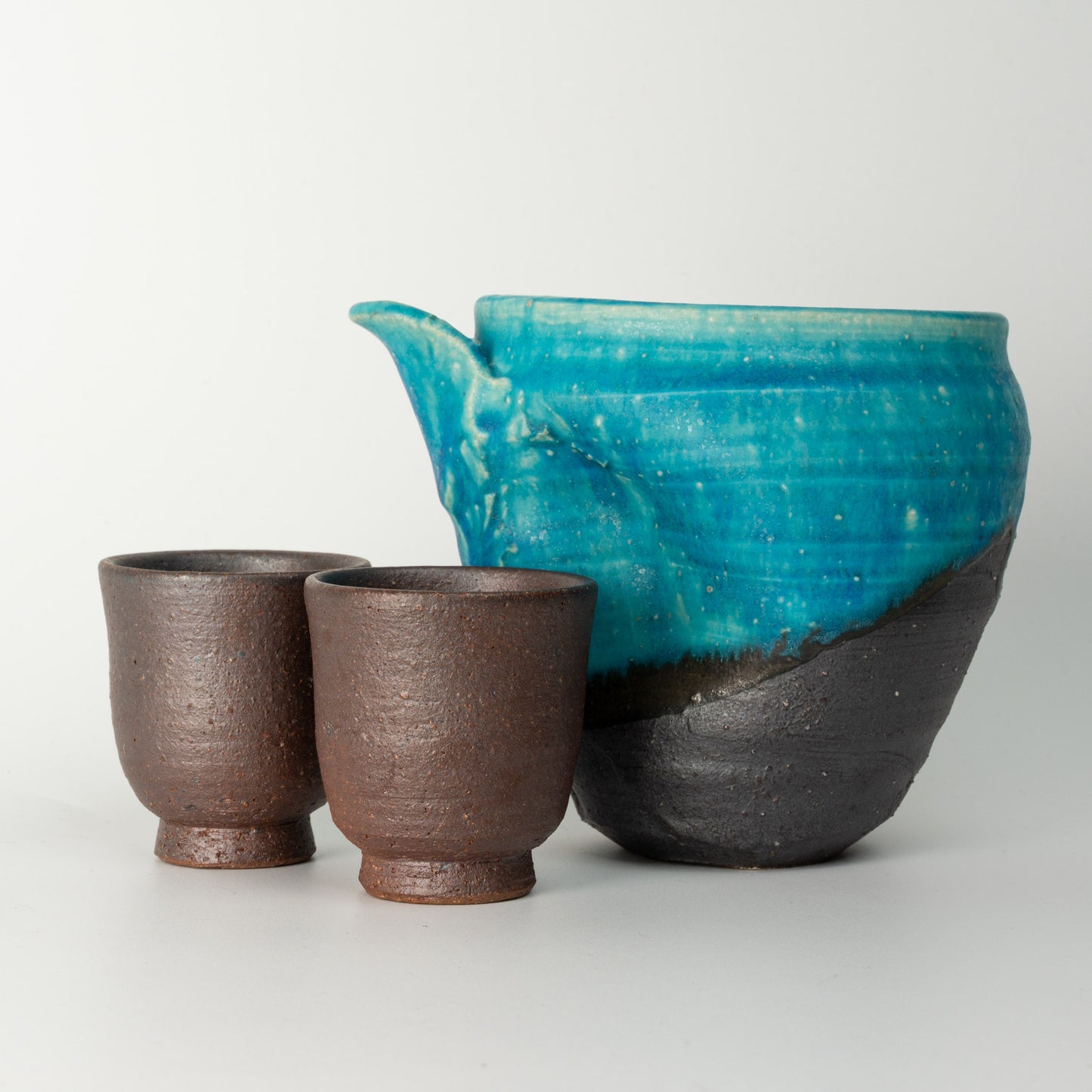 Shigaraki Ware Sake Set